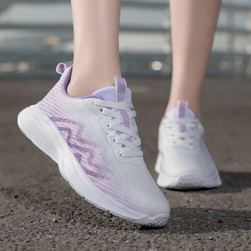 New Women's Shoes Trendy Fashionable, Sporty Casual Running Fitness Lightweight Soft Non Slip Flat Comfortable Sports Shoes