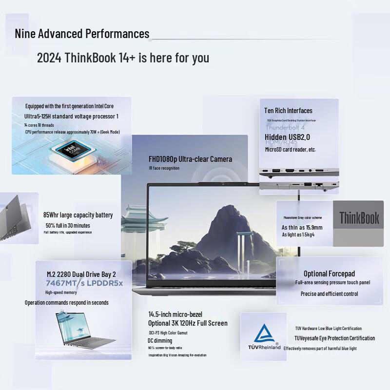 Lenovo ThinkBook 14+ G6 Business Laptop (CN version)