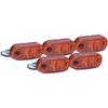 5 Pcs Trailer Marker Lights Durable Anticorrosion Good Tightness LED Car Truck Trailer for Clearance Lamp