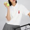 MLB New York Yankees Logo Letter Print Short Sleeve Polo Shirt Unisex polo shirts Cream-White 3APQH0133-50IVS