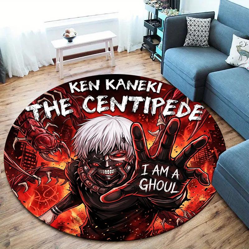 Ковер Tokyo Ghoul Круглый Ковер Ковер Для Гостиной Спальни Дивана Игровой Комнаты Декор Нескользящий Коврик Для Пола