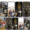 Чехол для iPhone 16 15 14 Xiaomi Redmi Note 13 12 11 Pro Max X 10 8 9 XR Samsung Galaxy S24 S23 7 OPPO Huawei One Piece Luffy Trafalgar Law Phone Case