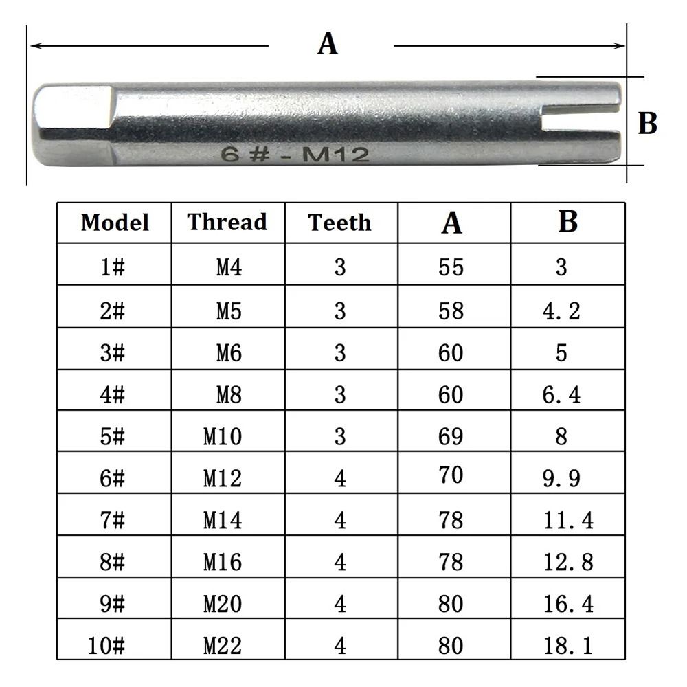 1Pcs Screw Bolt Remover Damaged Screw Tap Extractor Wrench Drill Bit Tap Remover Tool