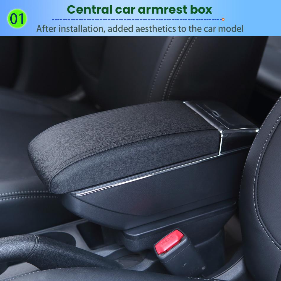For Renault Duster Armrest For Nissan Terrano 3 Renault Duster Oroc 2012-2018 Car Armrest Box Storage Box parts Car Accessories