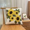 Подушка в стиле INS Квадратная наволочка Наволочка для декоративной подушки Подсолнух Подушка-плед Для гостиной/офиса