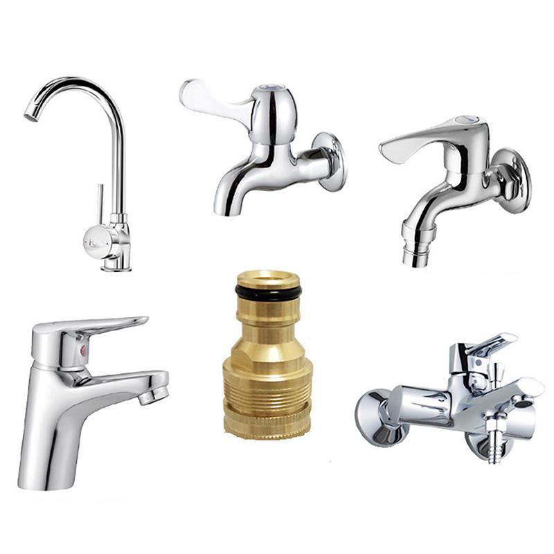 1/2/5Pcs Universal Tap Kitchen Adapters Brass Faucet Tap Connector Mixer Hose Adaptor Basin Fitting Garden Tools