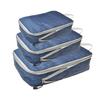 3Pcs/set Waterproof Travel Storage Bag Handbag Convenient Portable Foldable Compressible Packing Cubes Luggage Organizer Bags
