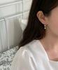 Серьги Alleun из серебра 925 пробы с витой пресноводной жемчужиной Южных морей