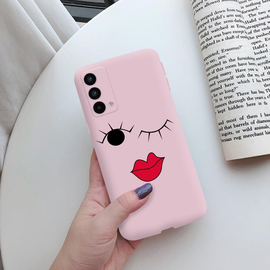 Чехол для OPPO Realme GT Master Edition Чехол Новый Модный Конфетный Цвет Милый Мультяшный TPU Ударопрочный Корпус Телефона Coque Fundas