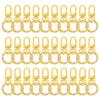 30pcs Lobster Clove Clasps Keychain Swivel Trigger Clips Zinc Alloy Colorful Key Chain Clips Snap Hook Jump Flat Split Ring DIY Craft Jewelry Making