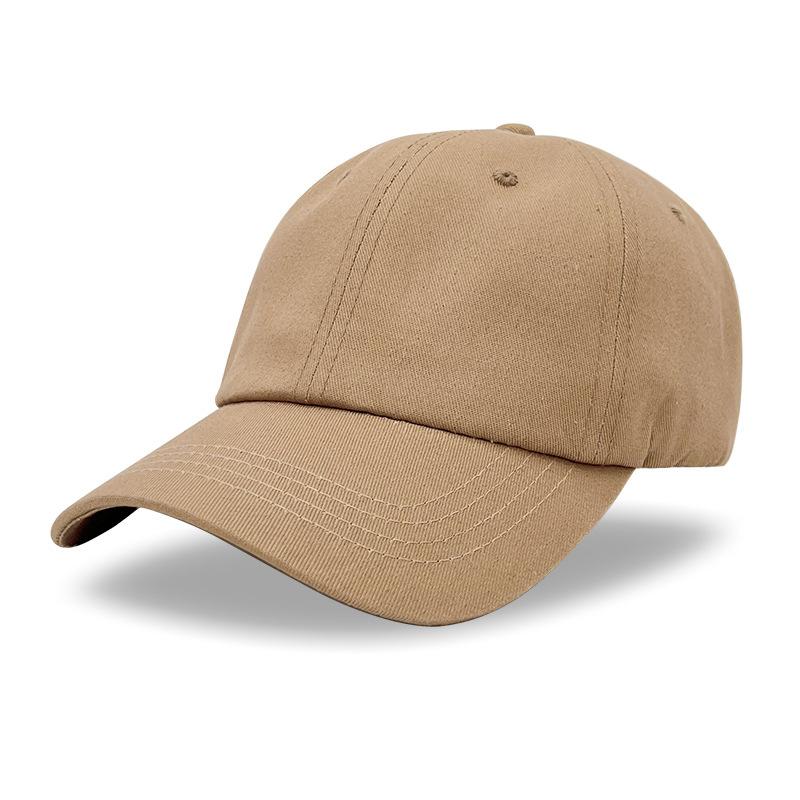 Women's Cotton Soft Top Baseball Cap Spring and Summer Sunscreen Cap Male Outdoor Solid Color Light Plate Visor
