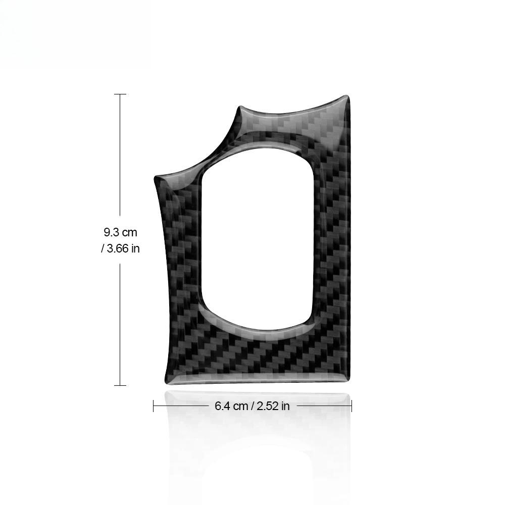 Ignition Engine Button Switch Trim Carbon Fiber Protective Sticker For Chevrolet Corvette C6 2005-2007 Car Interior Accessories