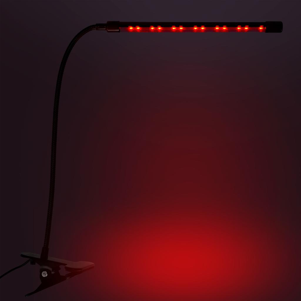 Led Plant Growth Lamp 20 Diodes Timer 9W Home Plant Cultivation With Mains Adapter