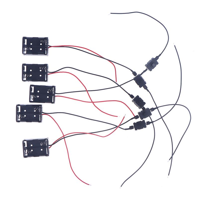 5 шт. Батарейка 23A 12V Держатель-зажим Корпус Черный Высокое качество Для Батарейки 23a Mn21 Ms21 Пульта Дистанционного Управления Автомобиля