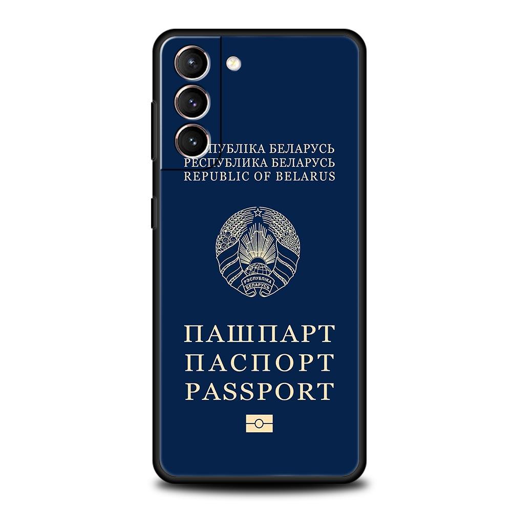Чехол для телефона с изображением паспорта Алжира и России для Samsung Galaxy S24 S23 S22 5G S20 Ultra S21 FE S10 S9 Plus S10E S8 Lite 20, мягкий чехол из ТПУ