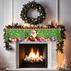 Christmas Snowman Fireplace Scarf Christmas Decorations for Home Xmas Living Room Ornament Navidad Natal New Year Decorations