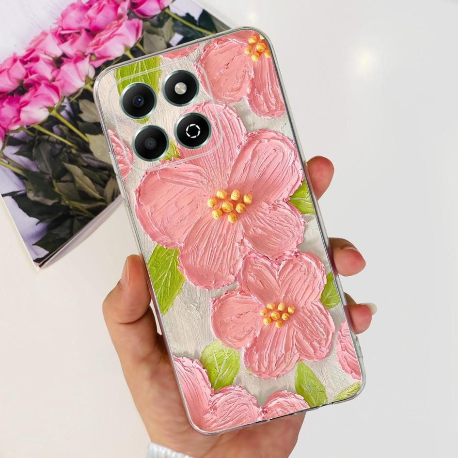 Чехол для Honor X6b JDY-LX1 JDY-LX2 Чехол Роскошный Мраморный Узор Мягкий Прозрачный Силиконовый Задняя Крышка Телефона Для Honor X6b 4G X 6B Fundas