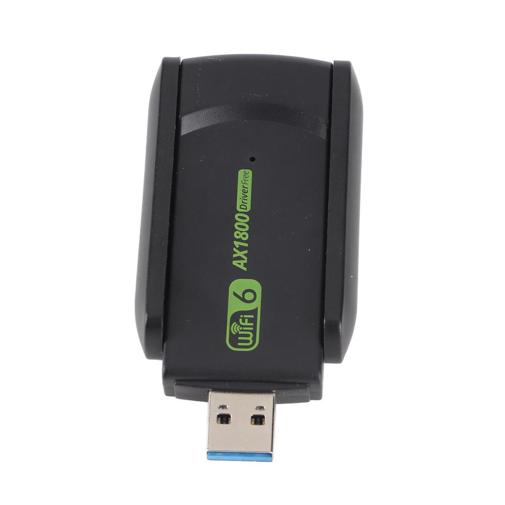 WiFi 6 Adapter USB3.0 2.4GHZ to 5.0GHZ AX1800Mbps MU MIMO USB Network Card for PC Desktop Laptop