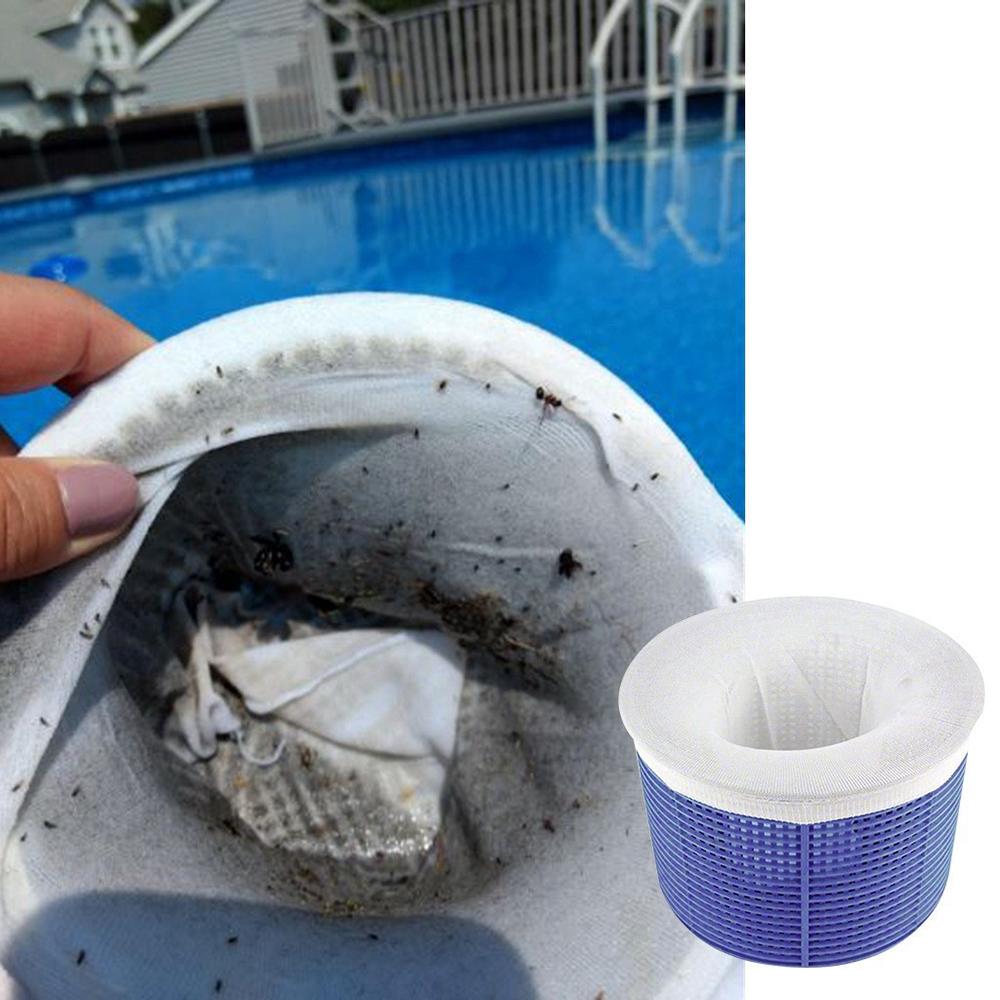 5Pcs Pool Skimmer Socks Nylon Filter Net Debris Bag Basket Liner for Swimming Pool