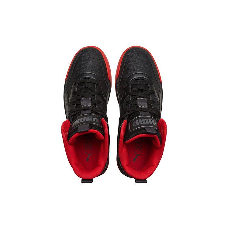 Puma Кроссовки Backcourt Mid Black Red Unisex Shadow Silver 374139-03