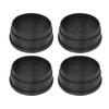 4/6/8Pcs 1/2-Inch Round Furniture Riser Heavy Duty Bed Riser Adjustable Stackable Anti-slip Table Couch Chair Sofa Cabinet Leg Lift