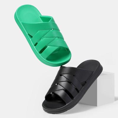 2025 Новые женские летние тапочки на платформе с открытым носком и мягкой подошвой, женские сандалии, легкие нескользящие тапочки на плоской подошве