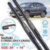 Автомобильные передние щетки стеклоочистителя для Suzuki S-Cross SX4 JY 2013 ~ 2022, аксессуары для дворников лобового стекла 2018 2017