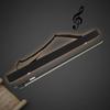 Violin Bow Case Metal Latches Hard-Shell Bow Case Music Storage Cotton-Lined Crossbody