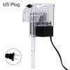 1Pcs 110V US 220V EU Plug External Filter Plastic Silent Wall Mounted Filter