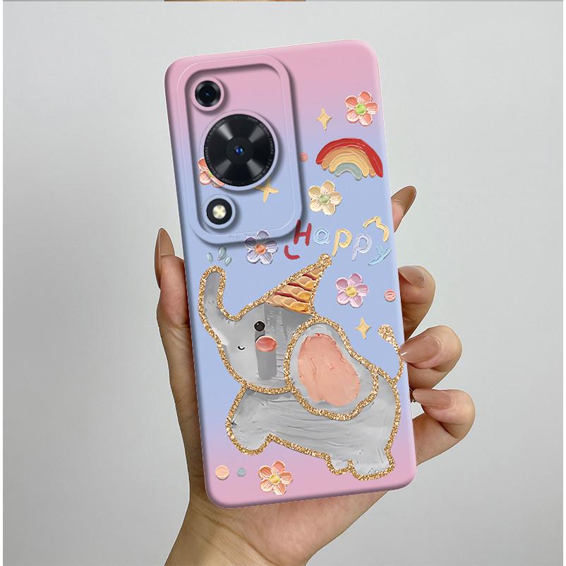 Phone Case For Huawei Nova Y72 Cases Fashion Butterfly Floral Cover For Huawei Nova Y72 NovaY72 Soft Silicone Shockproof Shell