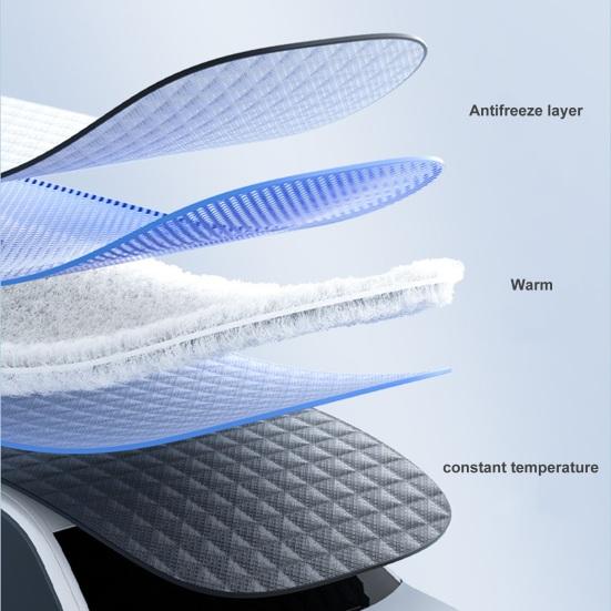 Универсальный магнитный чехол для лобового стекла автомобиля от снега с солнцезащитным и противоморозным дизайном