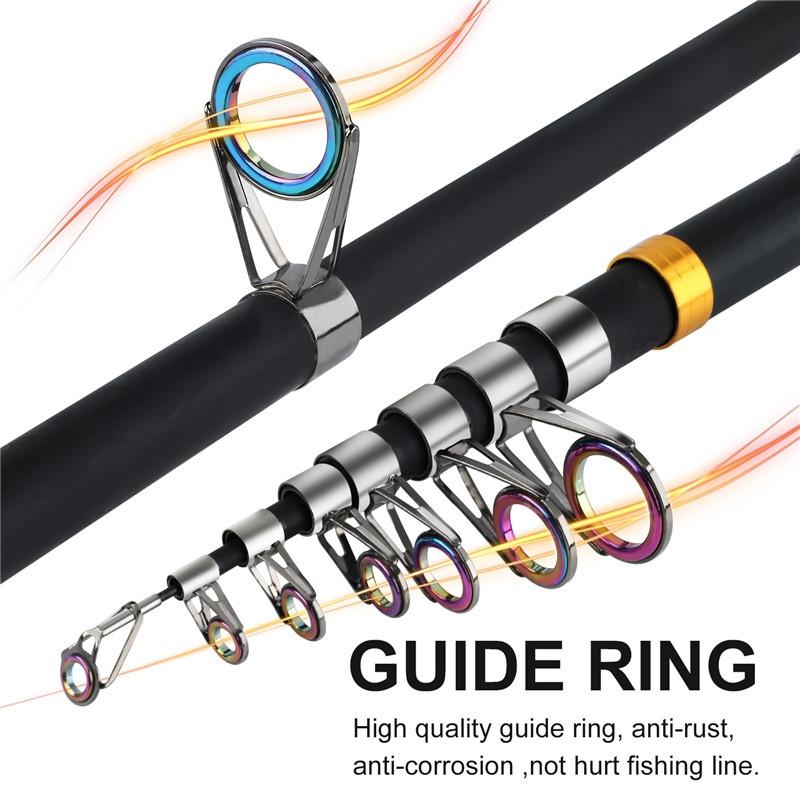 SOUGAYILANG Телескопическая удочка с металлической катушкой 13 + 1BB, спиннинговая катушка, удочка и комплект колес