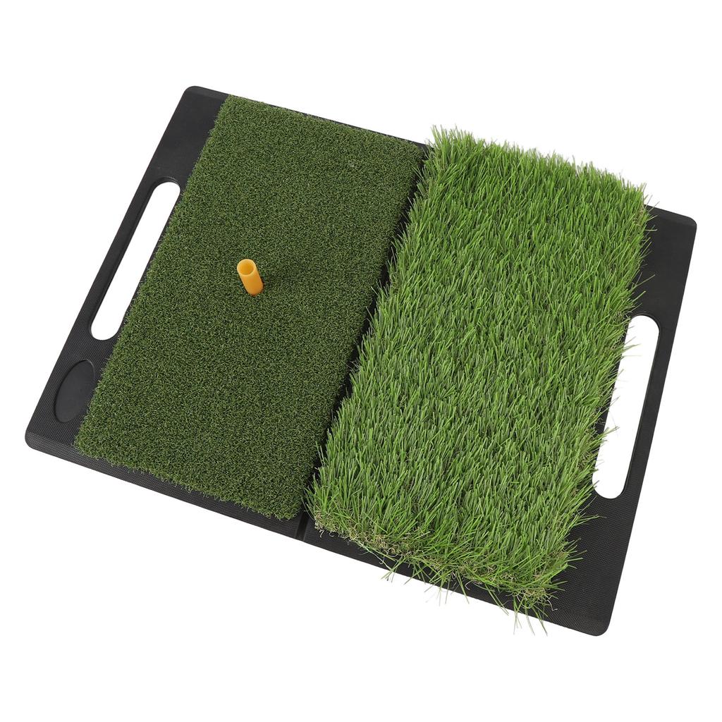 Спортивный тренировочный коврик 2 в 1 PP Turf портативный бункерный тренировочный коврик для помещений и улицы