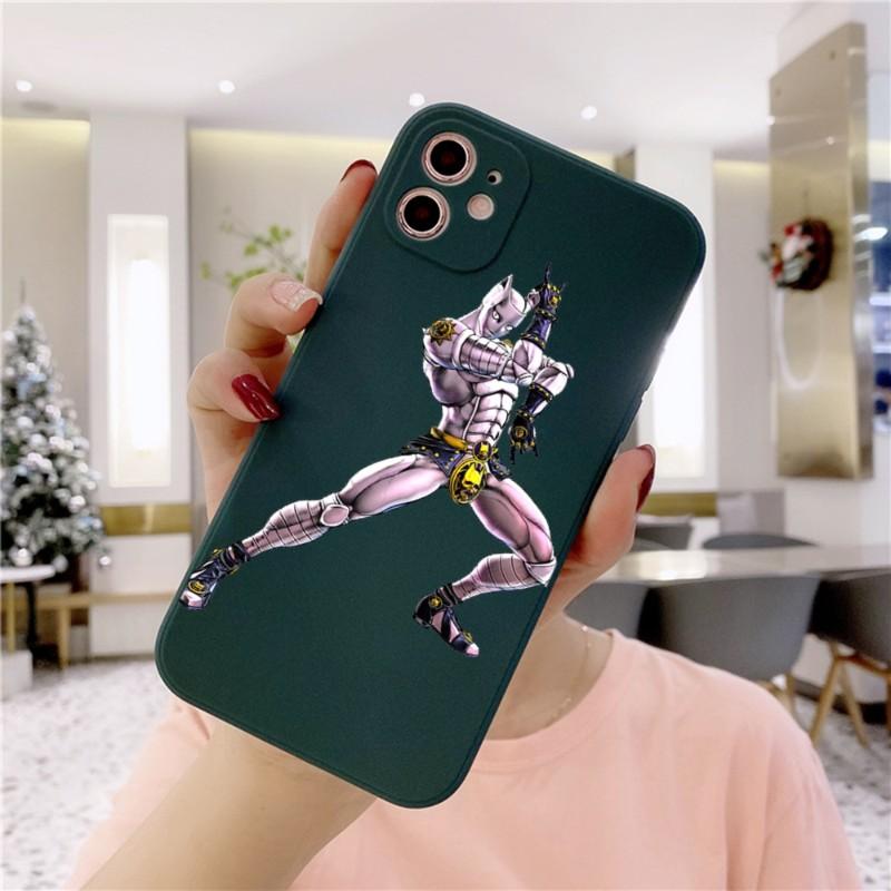 Чехол для телефона Cortoon JOJO'S BIZARRE для IPhone 14 11 12 13 Pro Max X XR XSMax 6 6S 7 8 Plus SE 2022, мягкий квадратный цветной чехол для телефона