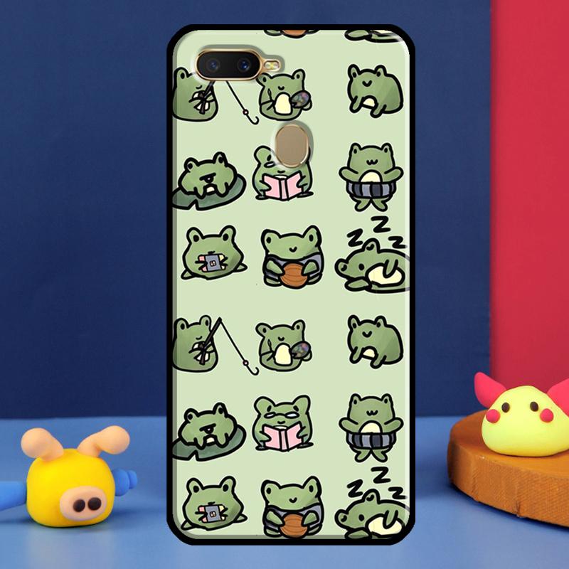 Зеленая эстетика Для Oppo A54 A57 S A78 A58 A98 A5 A9 A91 A15 A16 A17 A52 A72 A76 A96 A74 A94 A77 Чехол для телефона