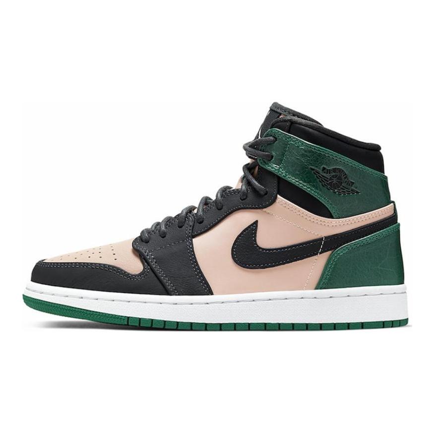 Jordan 1 Retro High Био Бежевый Антрацитовый Мистический Зеленый Женские Jordan AH7389-203