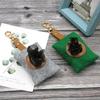 Portable Pet Dog Poop Bag Dispenser Felt Waste Garbage Bag Holder Outdoor Puppy Pick-Up Bags Carrier