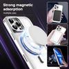 360° Rotation Metal Ring Holder For Magsafe Wireless Charging Case For iPhone 15 14 13 12 11 Pro Max Plus Transparent Back Cover