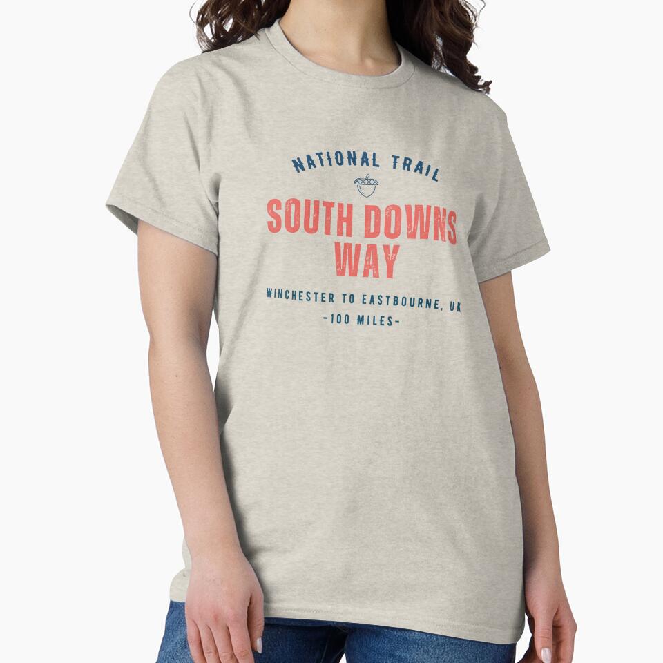 South Downs Way T-Shirt | Winchester to Eastbourne Classic T-Shirt