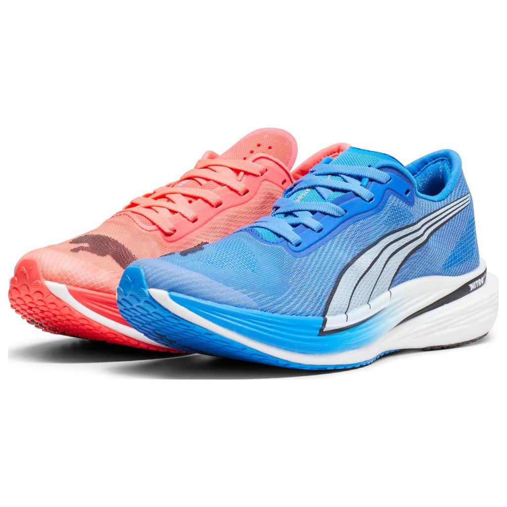 Puma Deviate Nitro Elite 2 Fire Orchid Ultra Blue Mismatch Women Sneakers White 377787-02