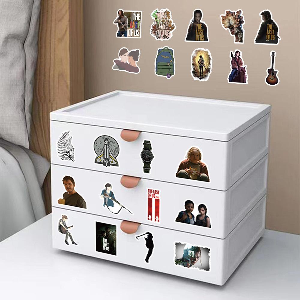 100 шт. Водонепроницаемые виниловые наклейки The Last of Us для автомобилей, телефонов, фортепиано, гитар