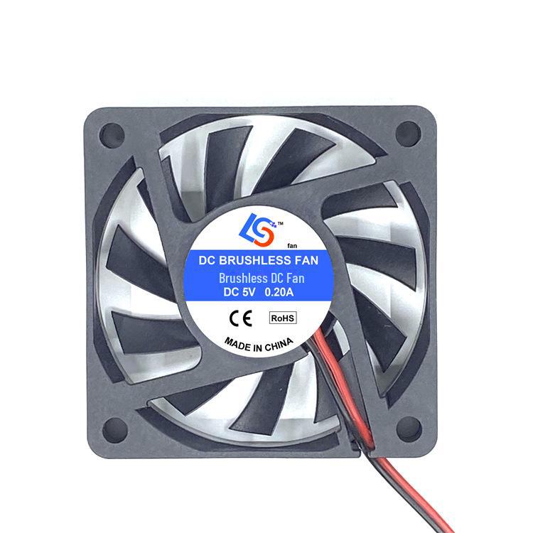 Shengshidi 6010 Бесшумный ультратонкий вентилятор постоянного тока для 5 В/12 В/24 В