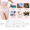 50% off Discount 100% Cotton Eco-friendly Healthy Breathable Underwear White Panties for Teen Girl Women Lady