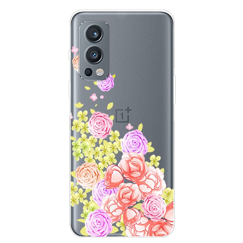 Для OnePlus Nord 2 5G Чехол Прозрачный Мягкий ТПУ силикон Чехол для телефона Для One plus Nord 2 5G Чехол Nord2 5G 2021 Прозрачный Funda Coque