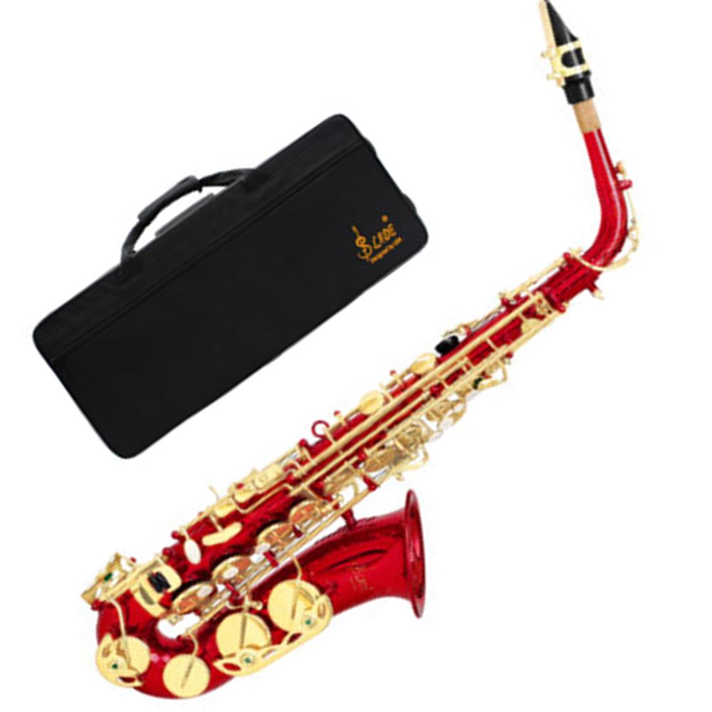 SLADE Starter Alto Saxophone E Flat Beginner Saxophone Complete Set with Case Mouthpiece Accessories Brass Musical Instrument