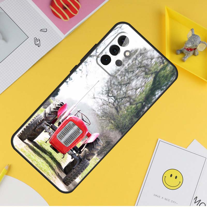 Сельскохозяйственный трактор для Samsung Galaxy A14 A34 A54 A12 A32 A52 A51 A71 A53 A33 A13 A15 A25 A35 A55 чехол для телефона