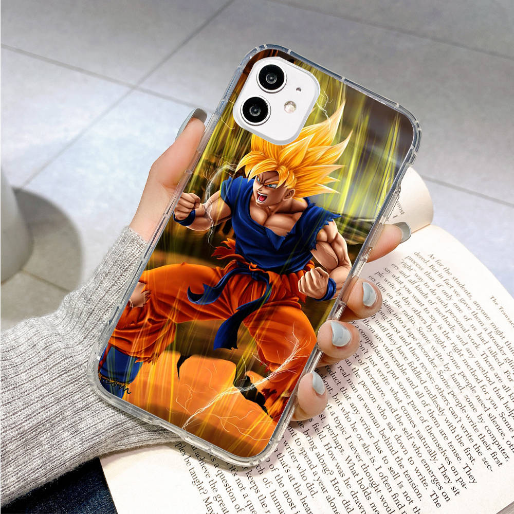 Чехол для Samsung A04 A14 A23 A34 A54 M23 M33 M52 M53 Realme 10 9 C30S C35 C55 VIVO Y02S Y21 Y51 X80 Pro Прозрачный чехол WI71 Dragon Ball Anime