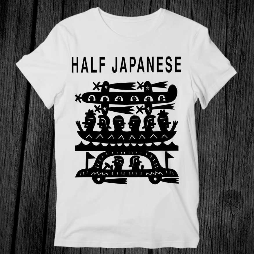 Half Japanese Concert Band Poster 80s T Shirt Unisex Adult Mens Womens Gift Cool Music Fashion Top Vintage Retro Tee G325