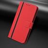 For Samsung Galaxy S23 FE Phone Cases Wallet Stand Color Splicing Leather Cover with Magnetic Clasp