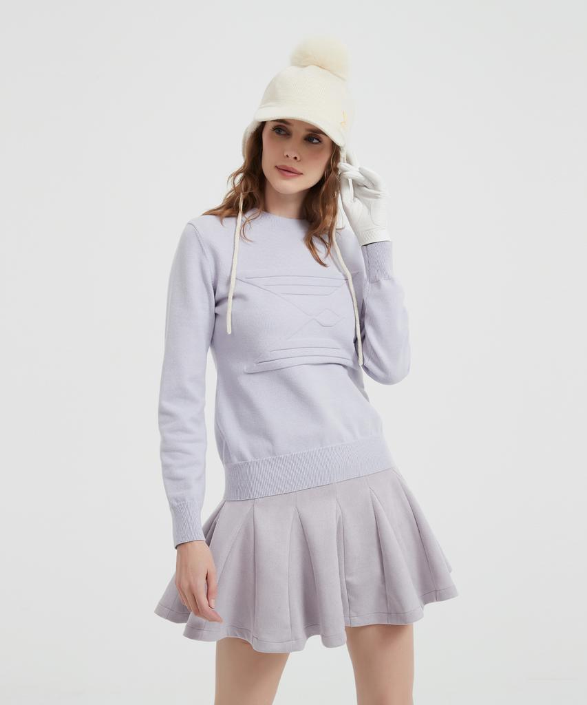 E.PARCA Pansy Long Sleeve Knit Top